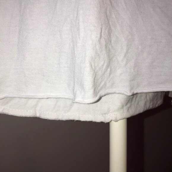 LA HAINE INSIDE US LONG WHITE T-SHIRT AVANT GARDE UNIQUE DESIGNER OWENS ITALY M - Picture 10 of 10